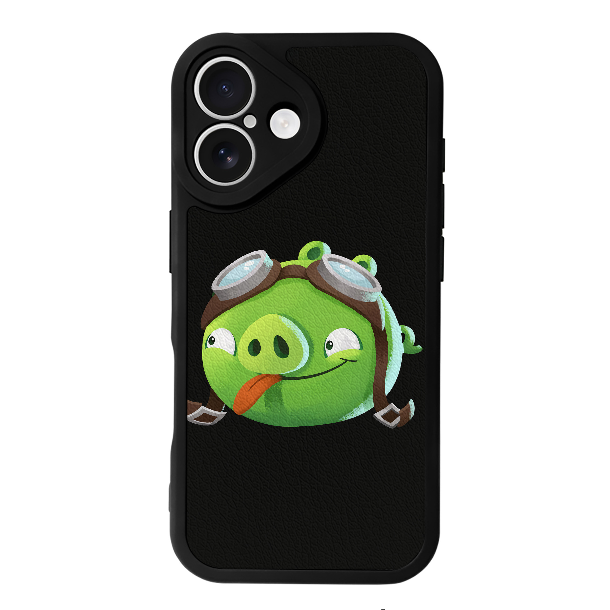 （画像用） Angry Birds アングリーバード 【iPhone 16シリーズ対応】シリコンスマホケース（レザー調） 材質：シリコン